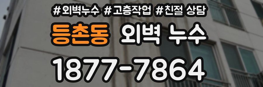 등촌동 외벽 누수