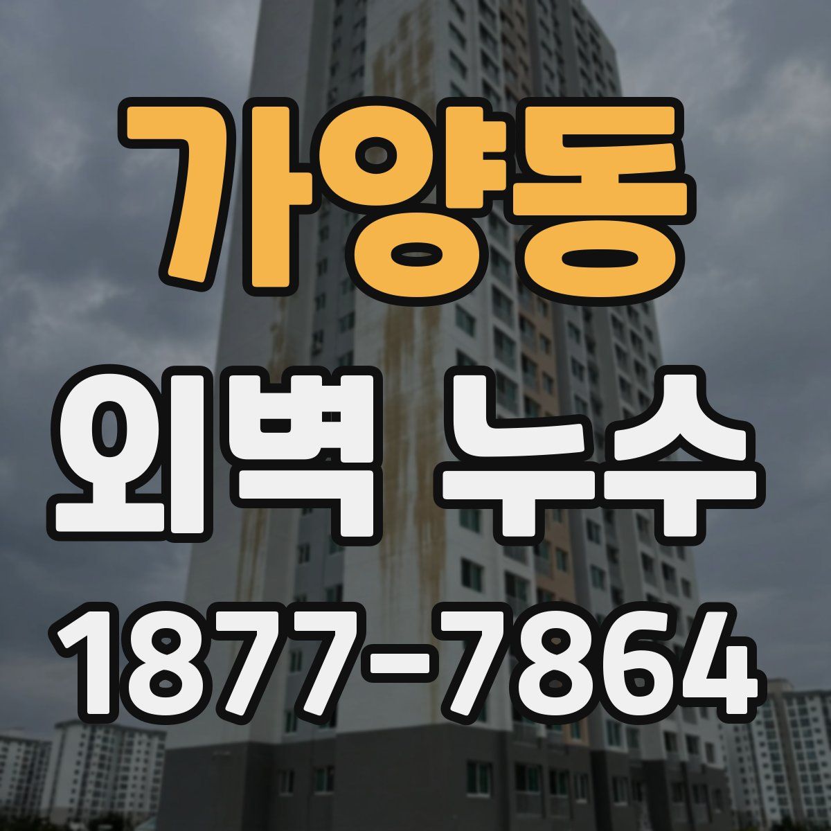 가양동 외벽 누수