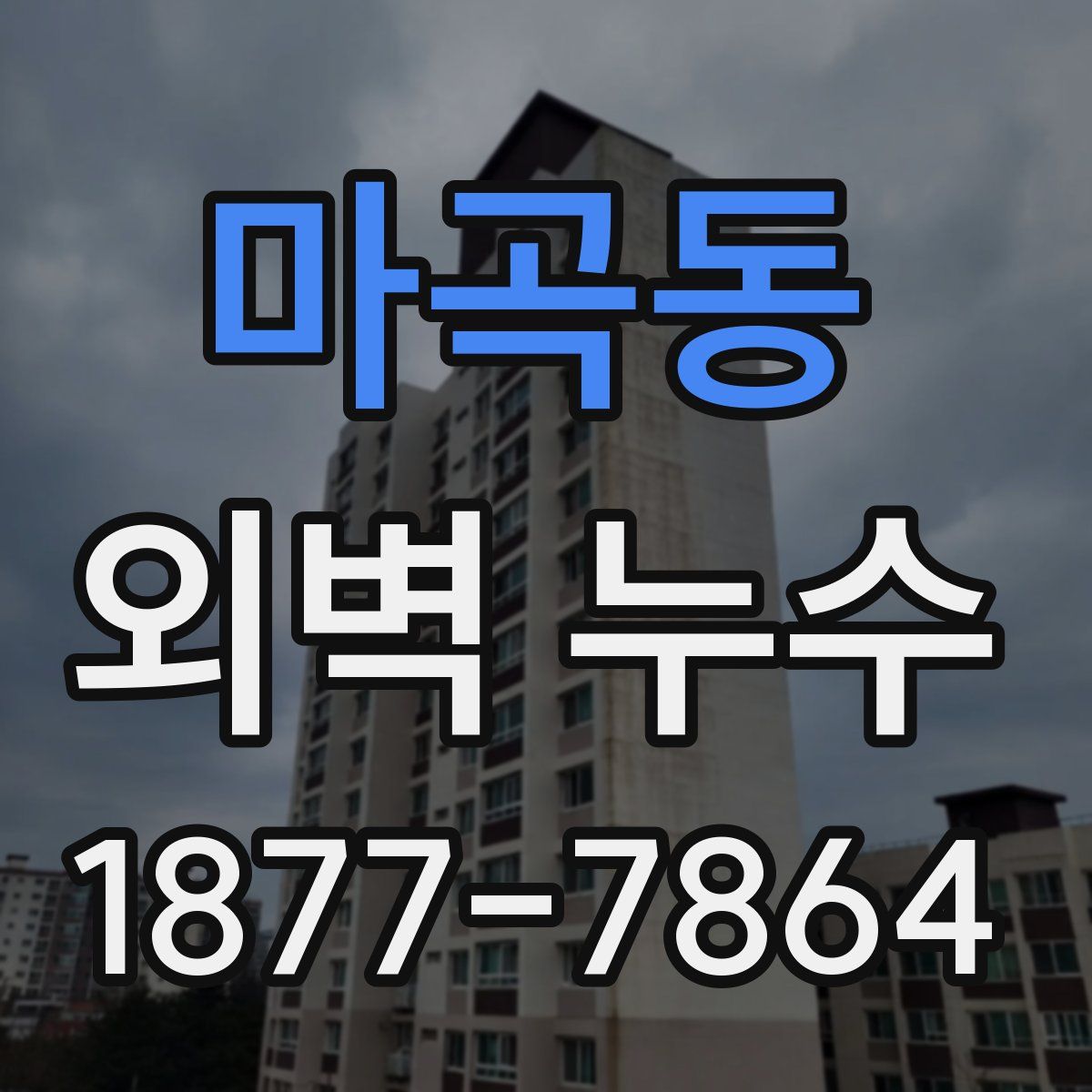 마곡동 외벽 누수
