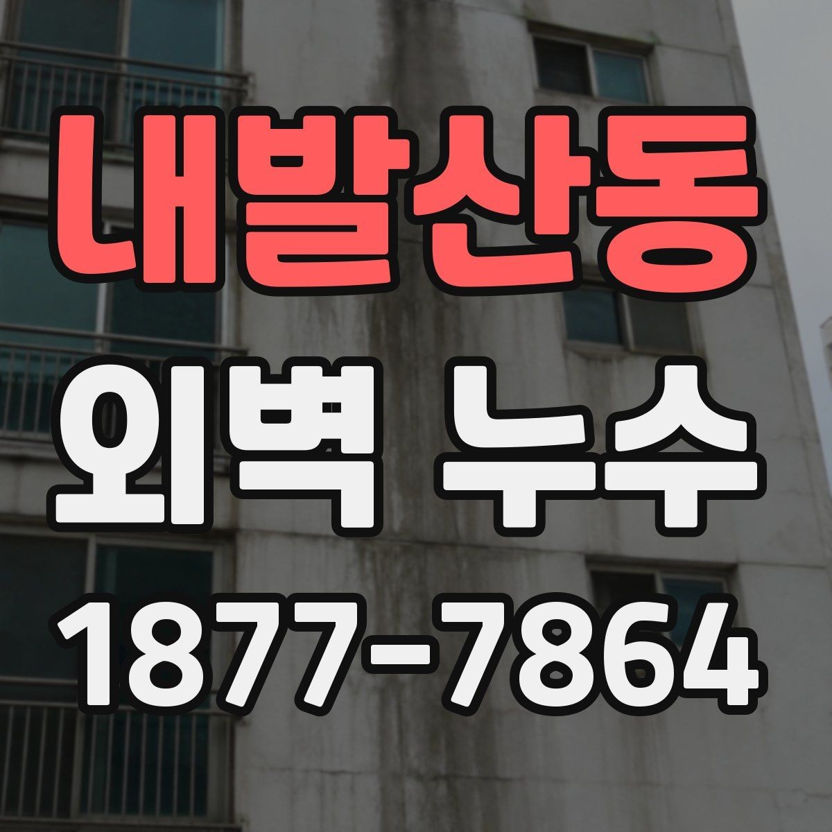 내발산동 외벽 누수 발생 시 점검 순서 정리