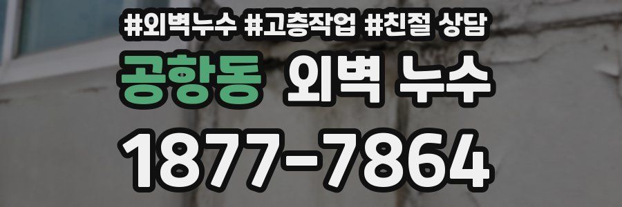 공항동 외벽 누수