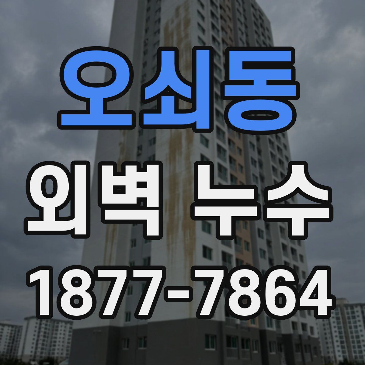 오쇠동 외벽 누수
