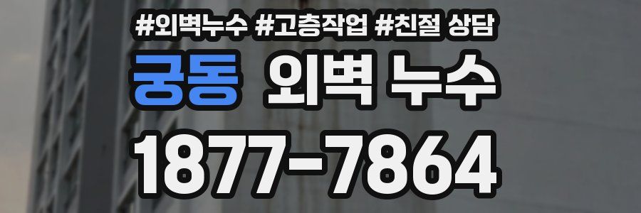 궁동 외벽 누수
