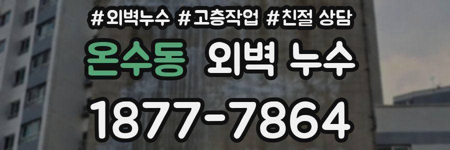 온수동 외벽 누수