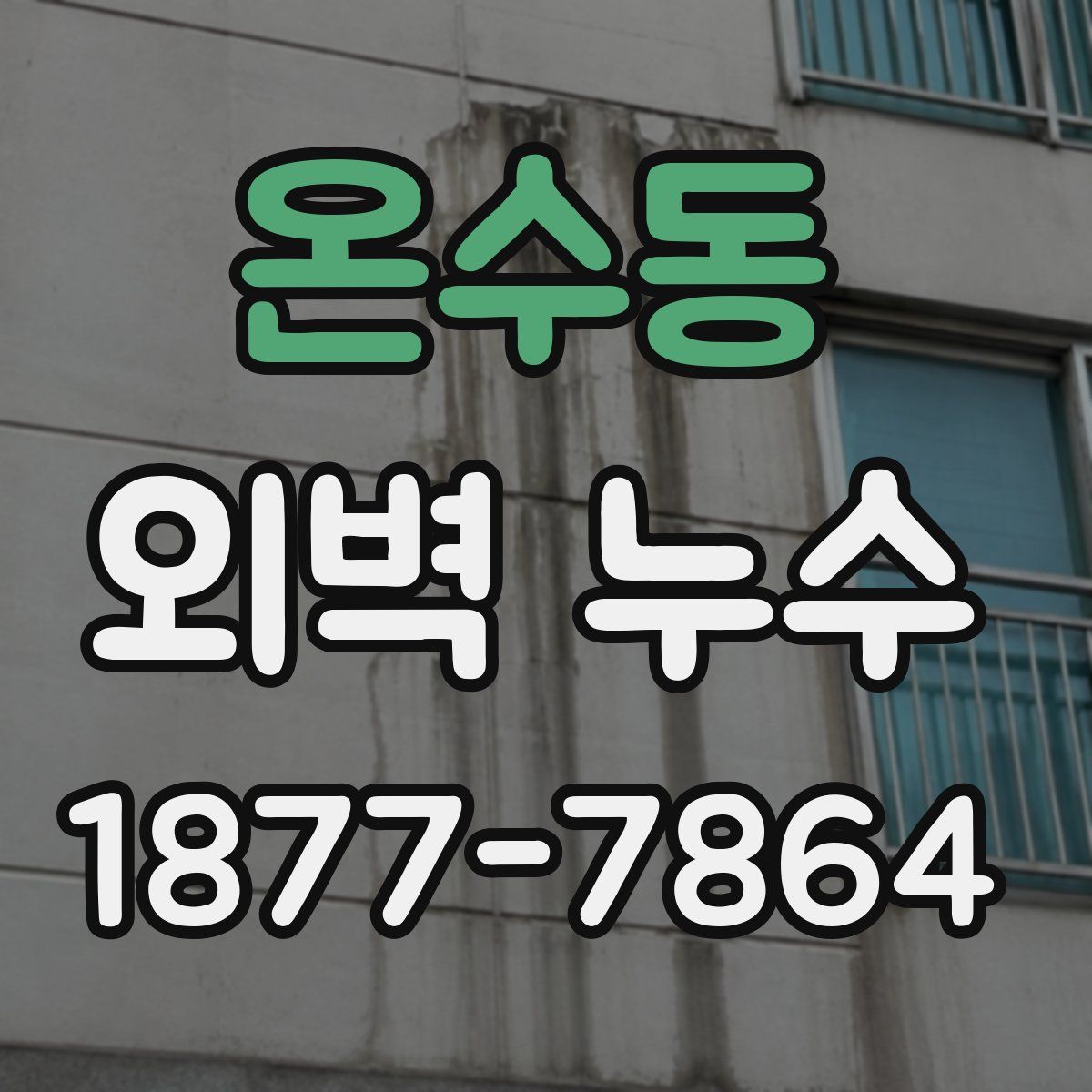 온수동 외벽 누수