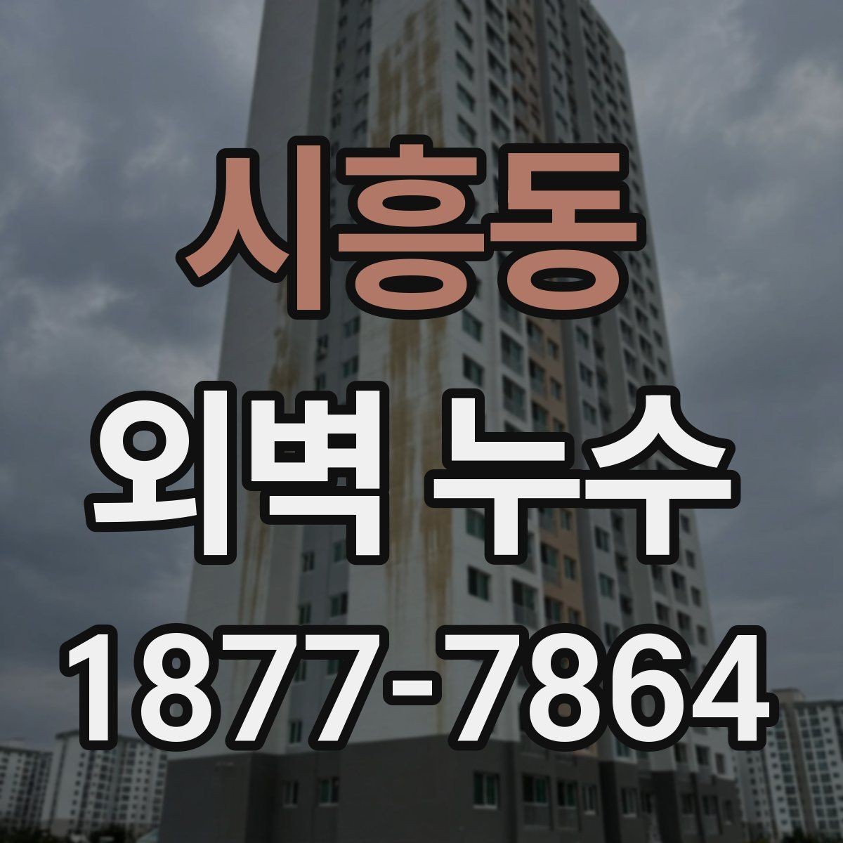 시흥동 외벽 누수 진단 전 알아두면 좋은 절차