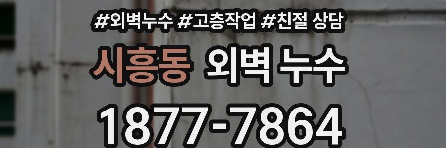 시흥동 외벽 누수