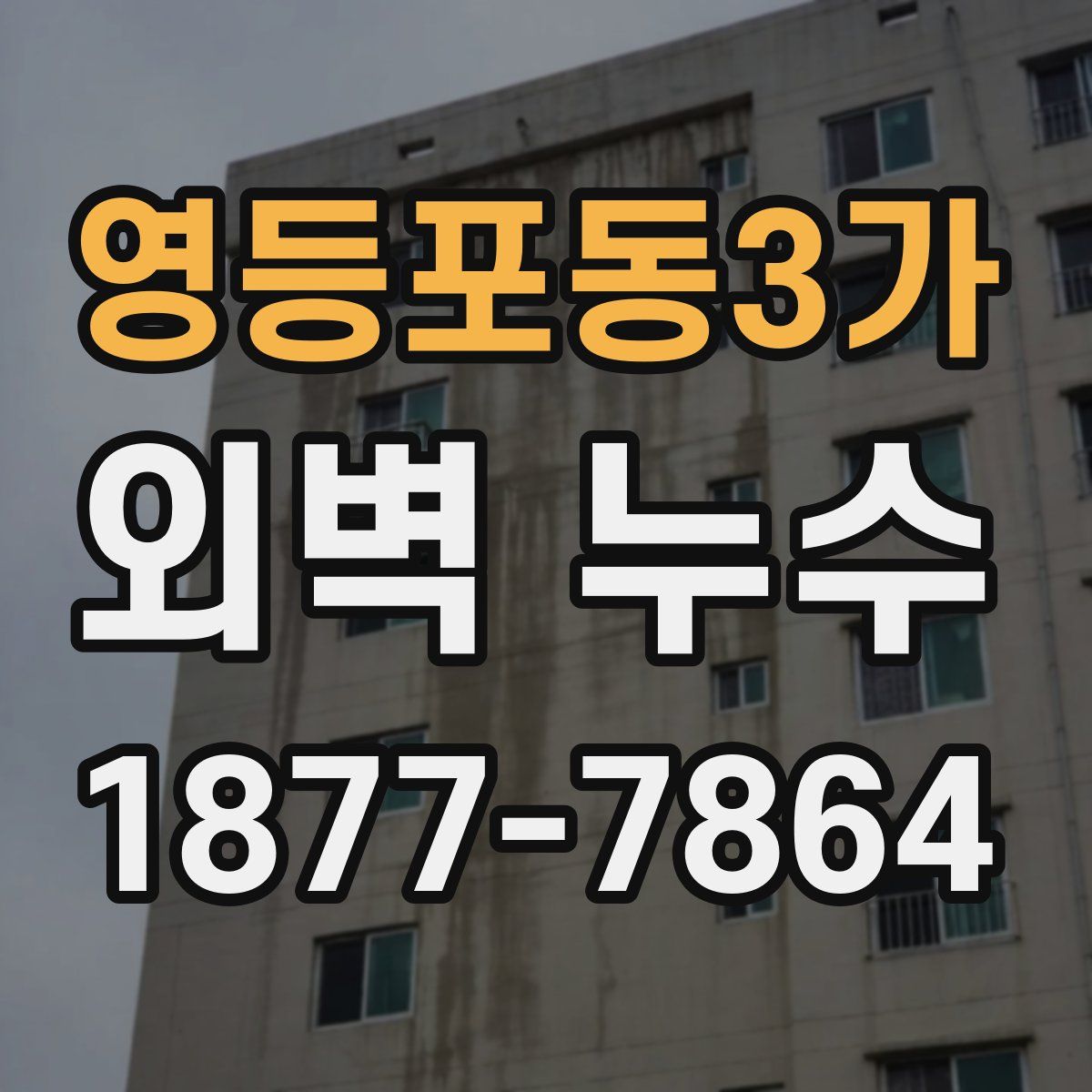영등포동3가 외벽 누수