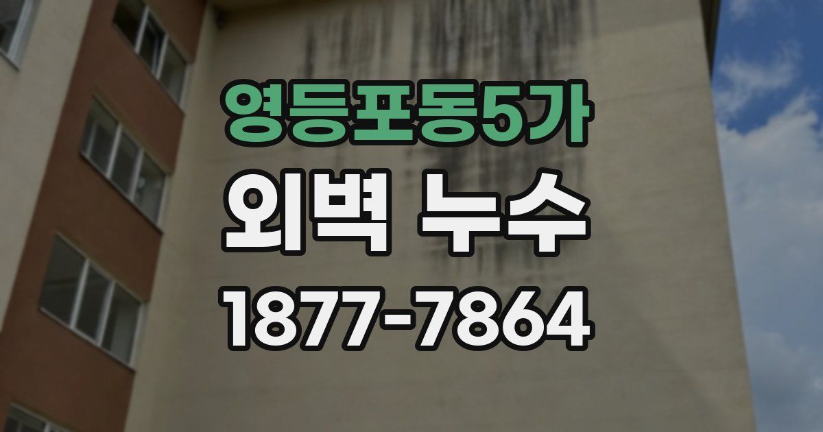 영등포동5가 외벽 누수