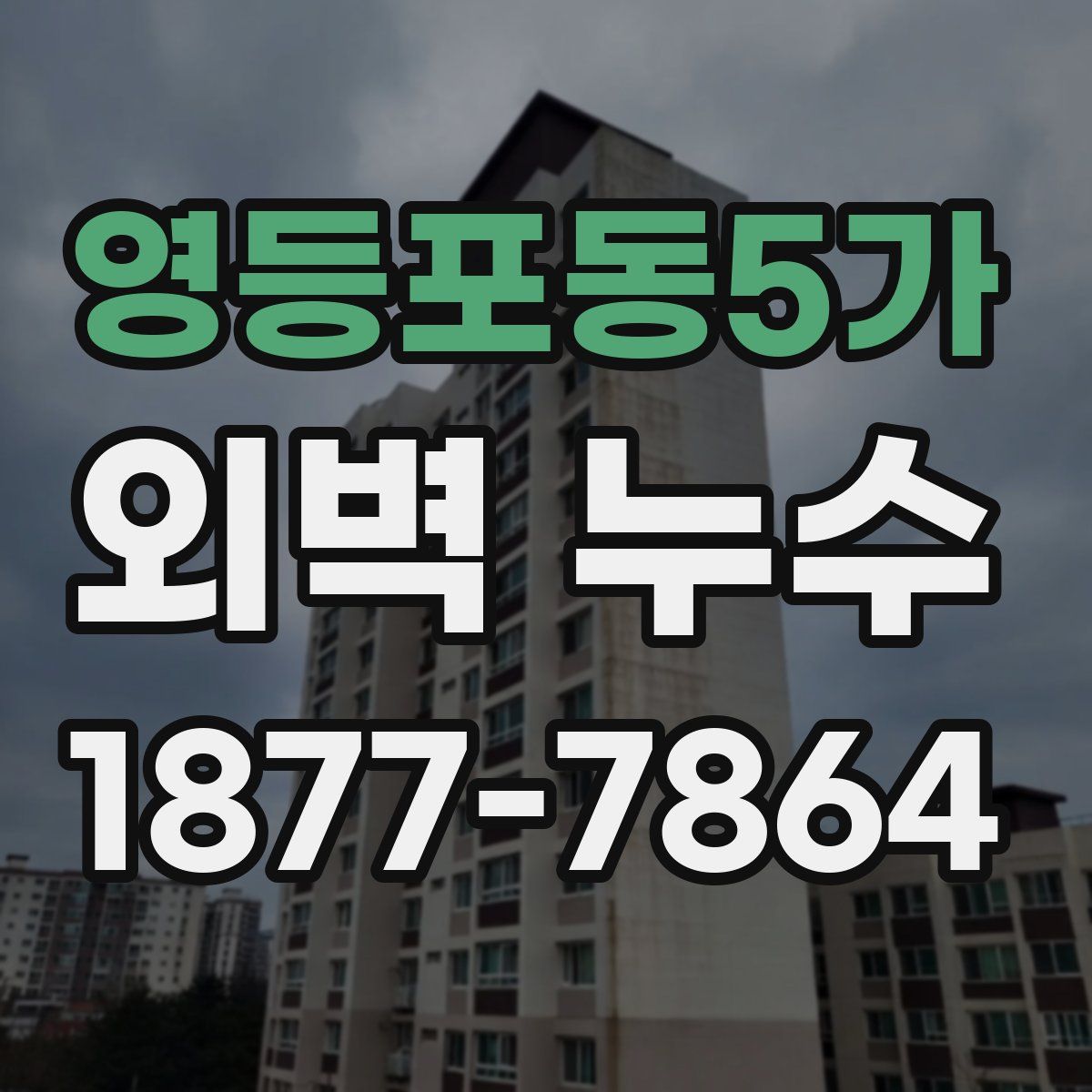 영등포동5가 외벽 누수