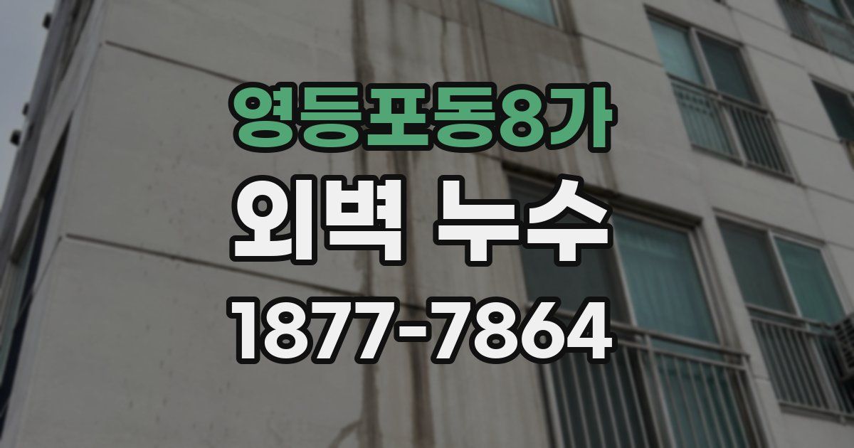 영등포동8가 외벽 누수