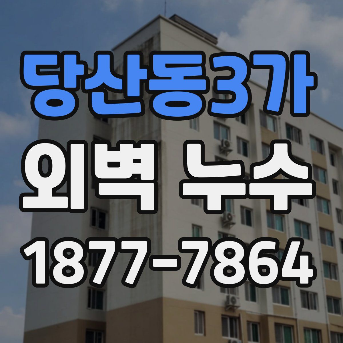 당산동3가 외벽 누수
