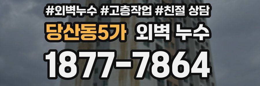 당산동5가 외벽 누수