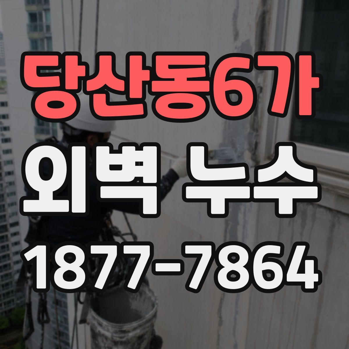 당산동6가 외벽 누수