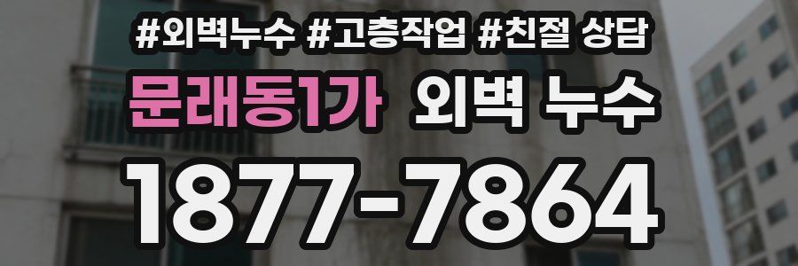 문래동1가 외벽 누수