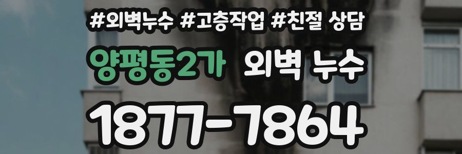 양평동2가 외벽 누수