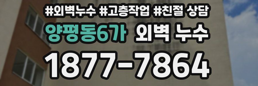 양평동6가 외벽 누수