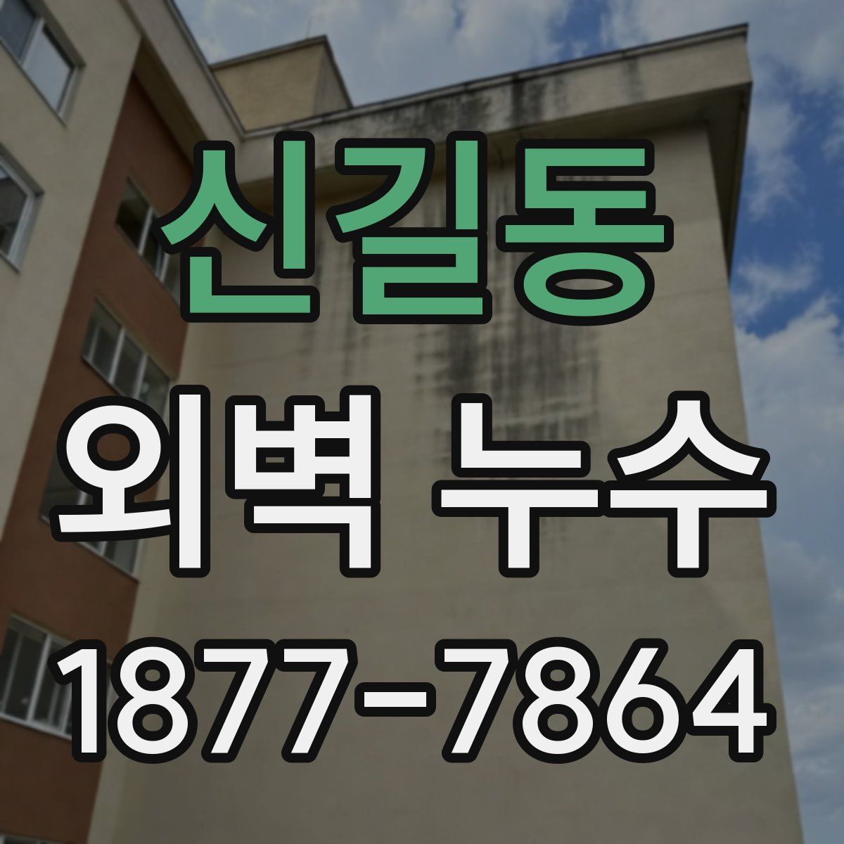 신길동 외벽 누수