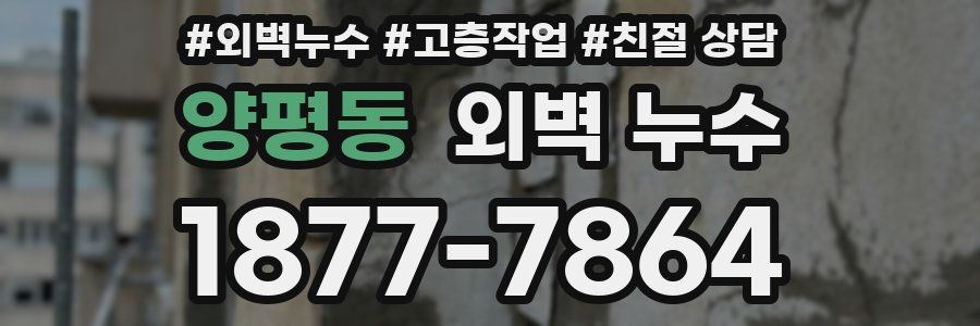 양평동 외벽 누수