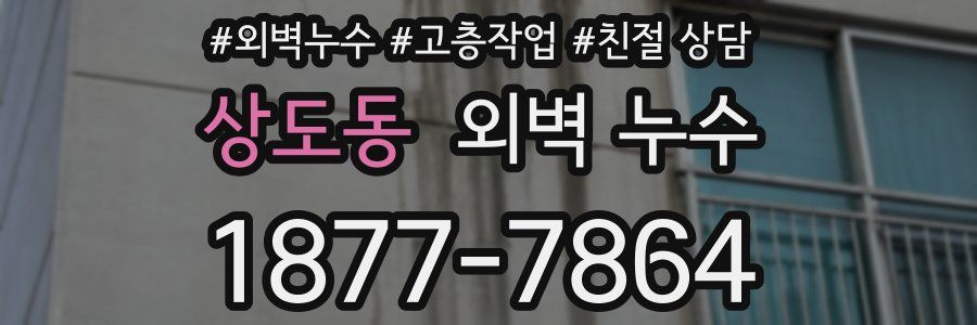상도동 외벽 누수