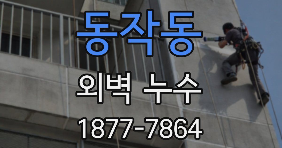 동작동 외벽 누수