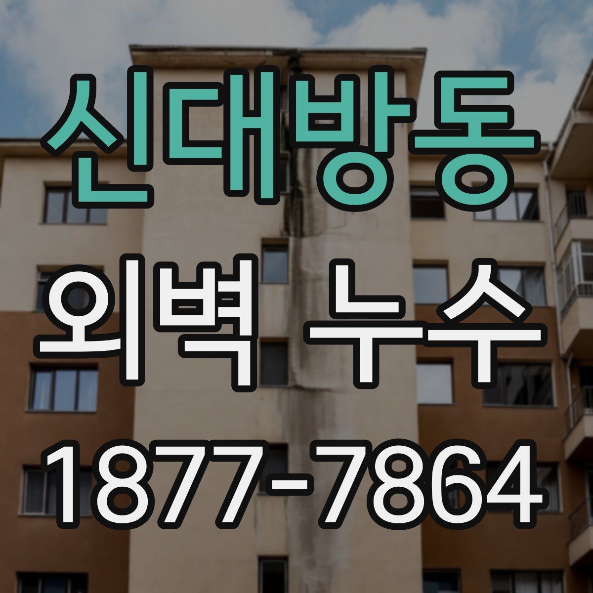신대방동 외벽 누수