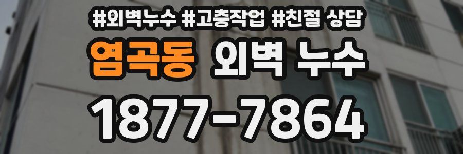 염곡동 외벽 누수