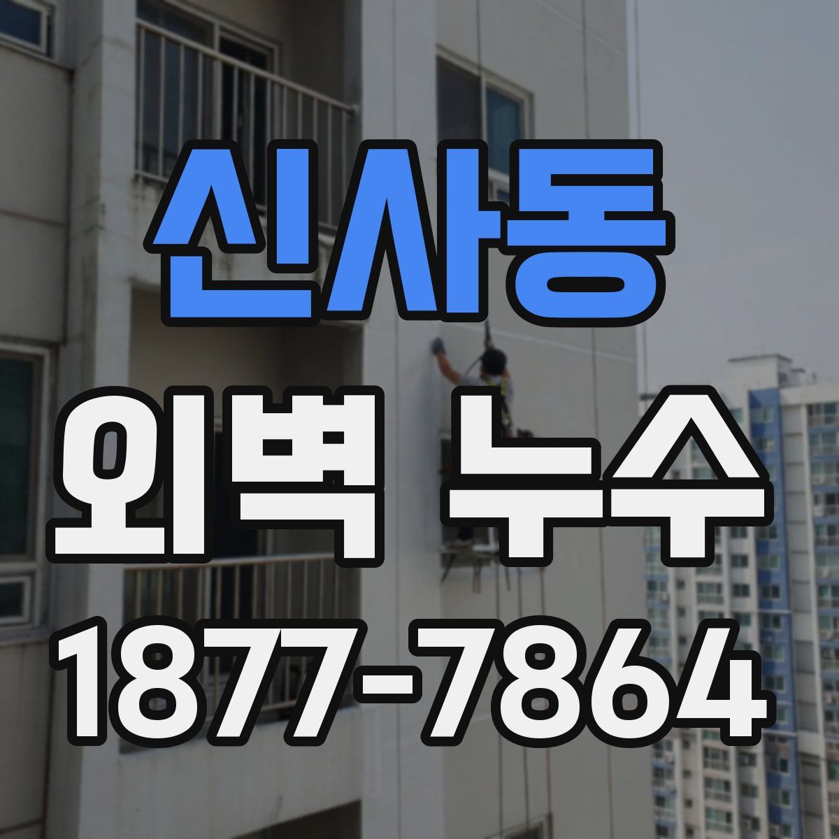 신사동 외벽 누수