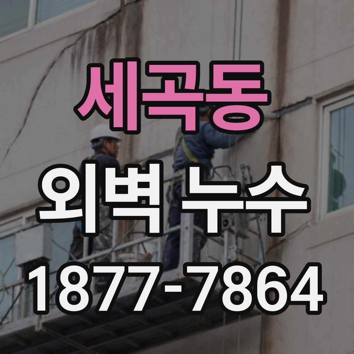 세곡동 외벽 누수