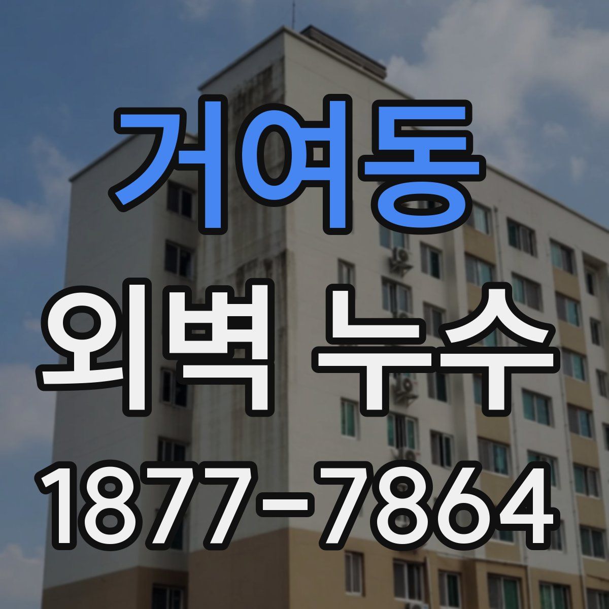 거여동 외벽 누수