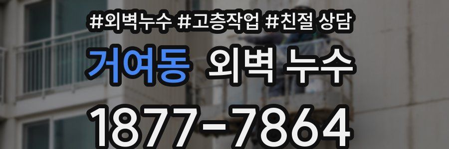 거여동 외벽 누수