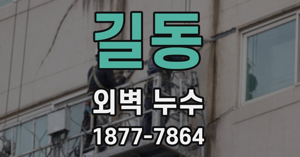 길동 외벽 누수