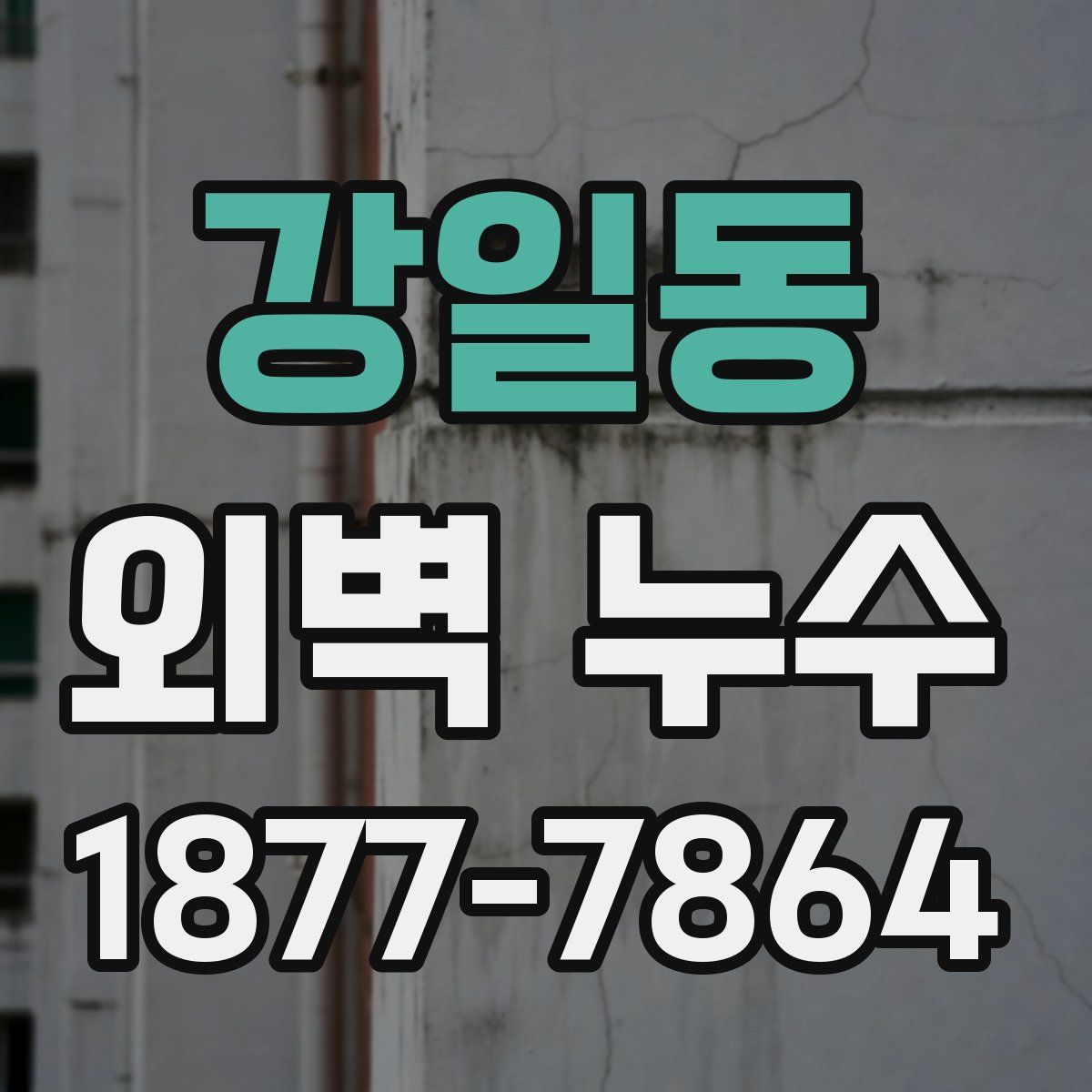 강일동 외벽 누수