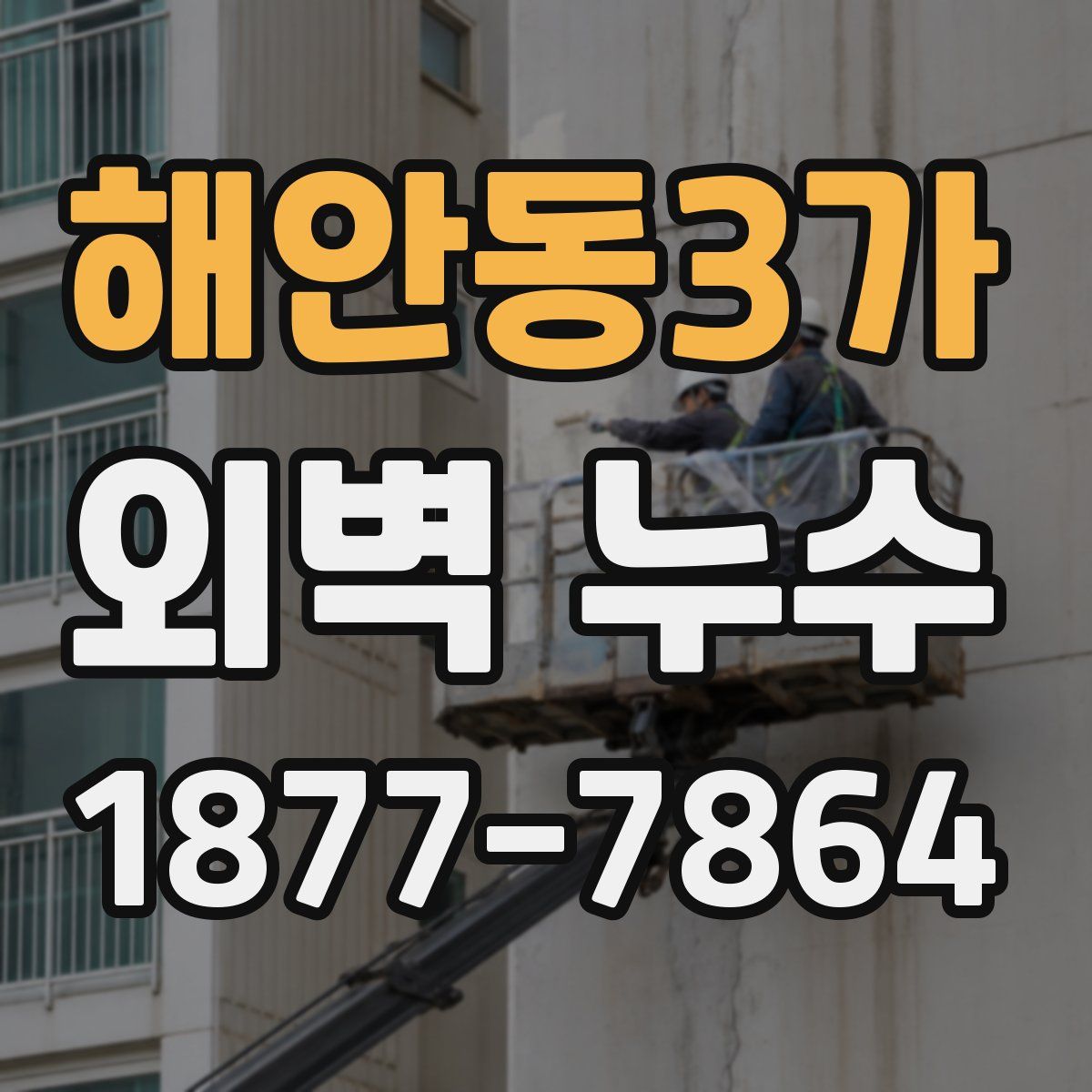 해안동3가 외벽 누수