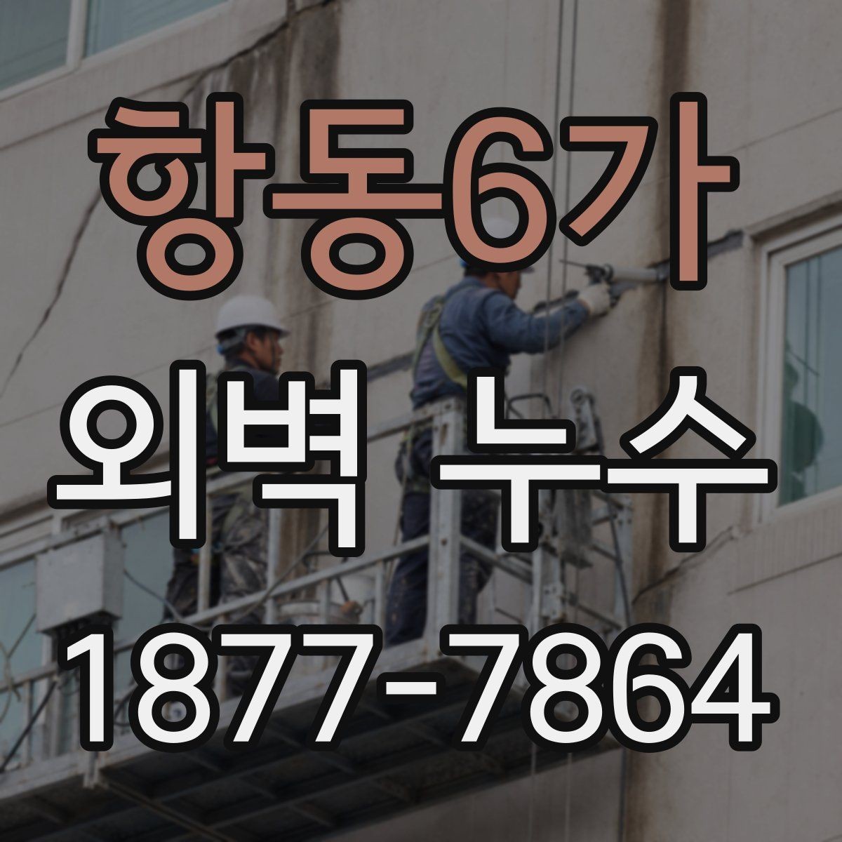 항동6가 외벽 누수 보수 후 하자 확인 체크포인트