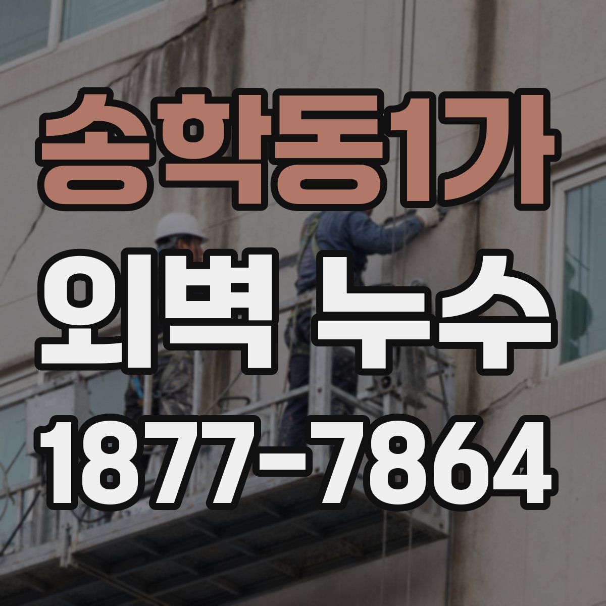 송학동1가 외벽 누수