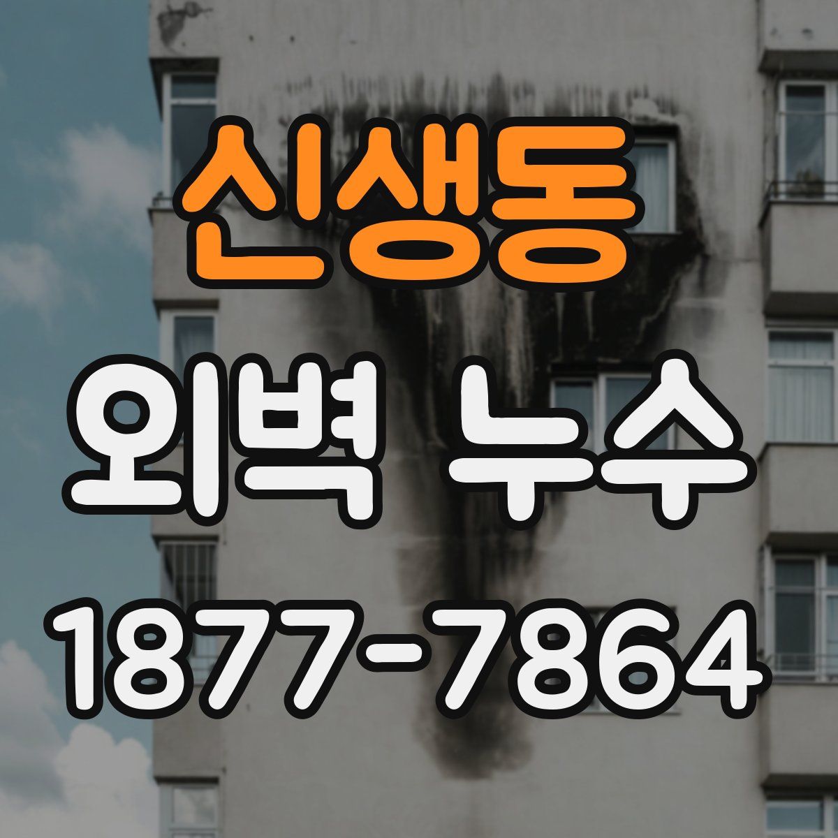 신생동 외벽 누수