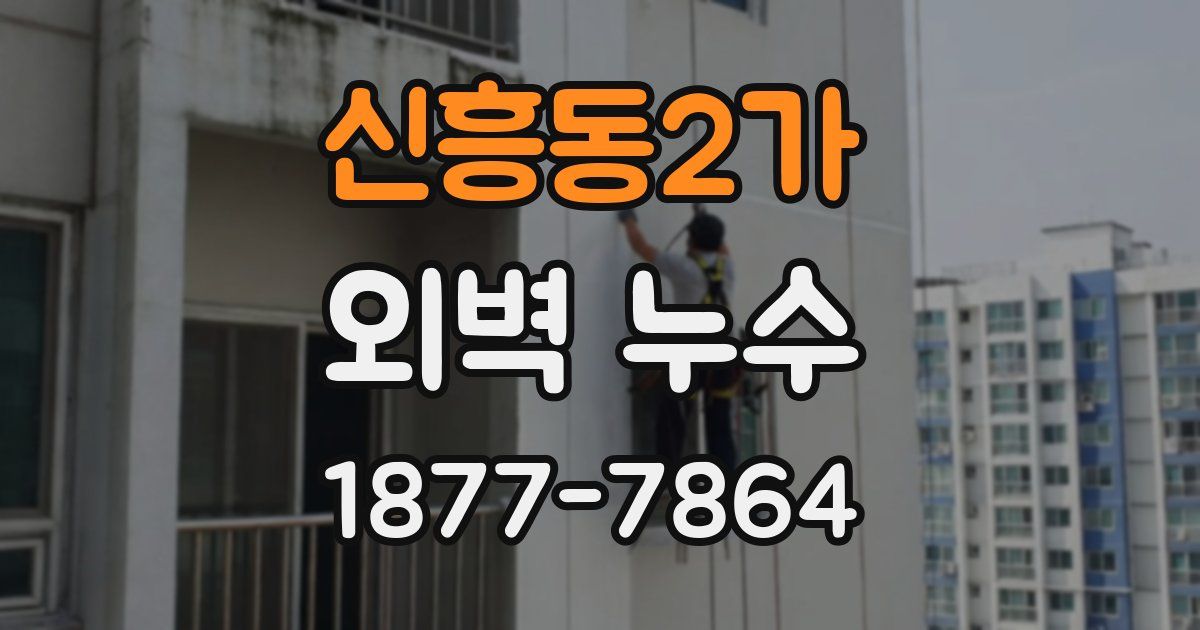 신흥동2가 외벽 누수