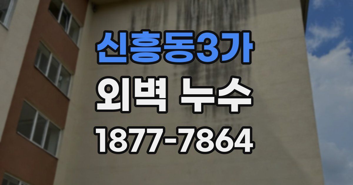 신흥동3가 외벽 누수