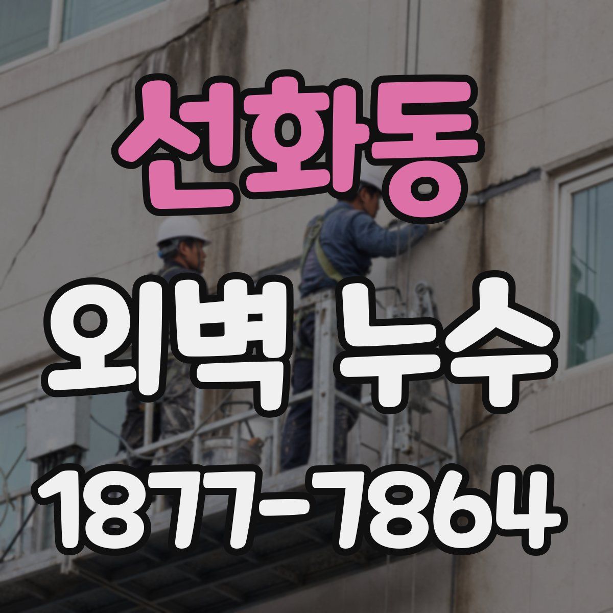 선화동 외벽 누수
