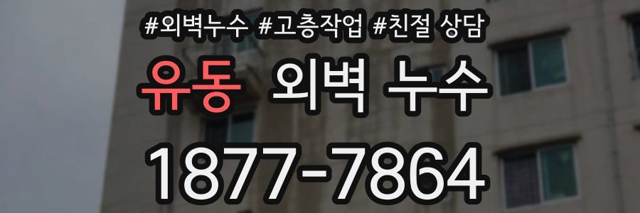 유동 외벽 누수