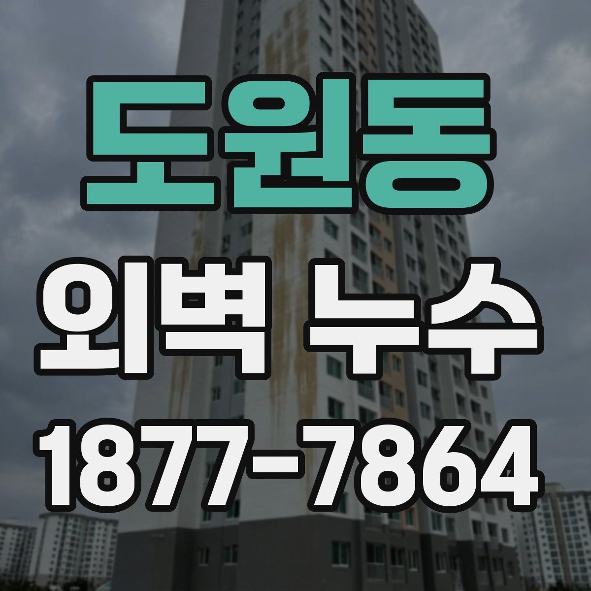 도원동 외벽 누수