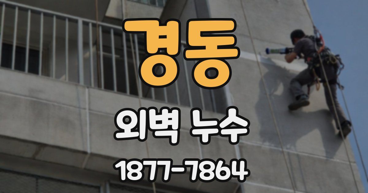 경동 외벽 누수