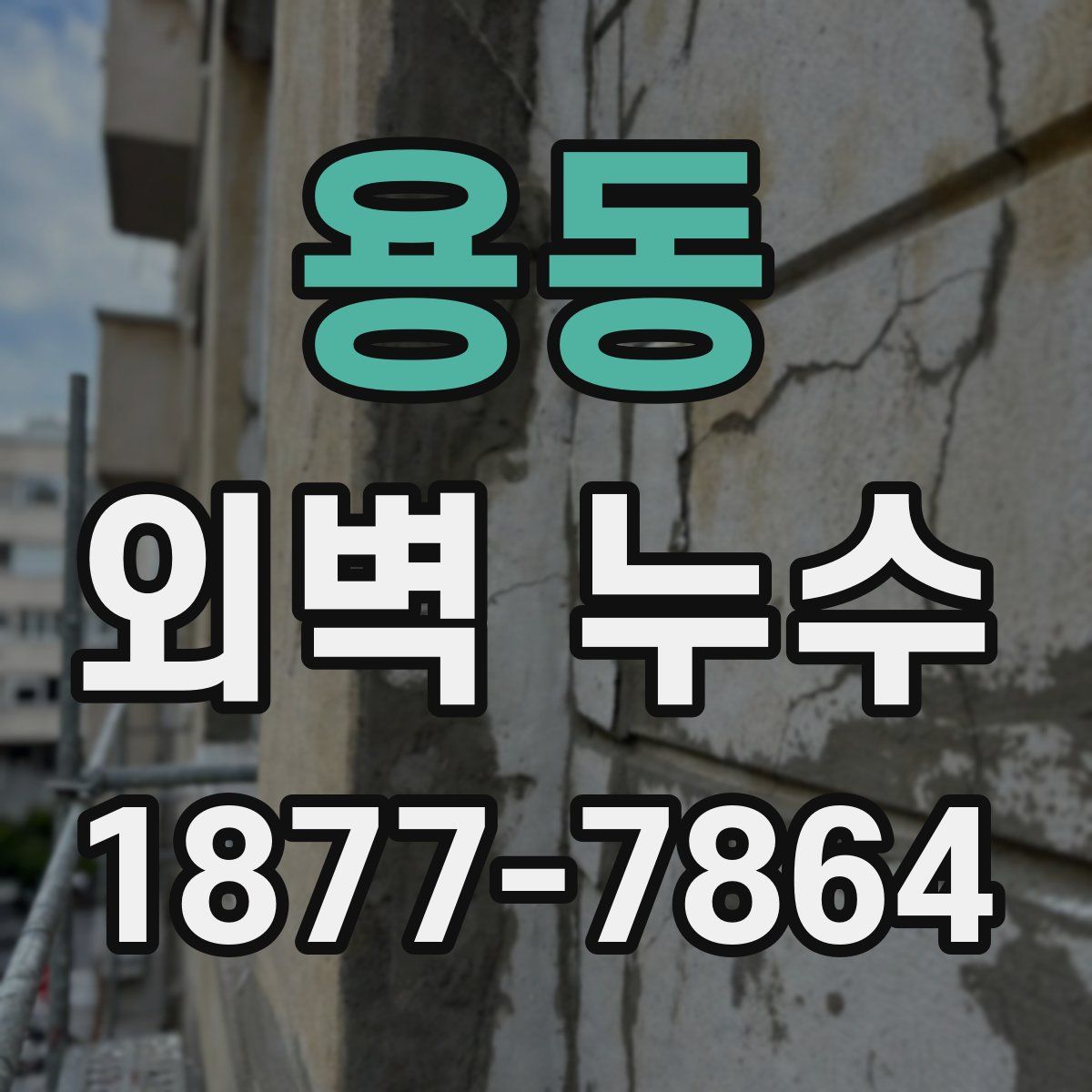 용동 외벽 누수