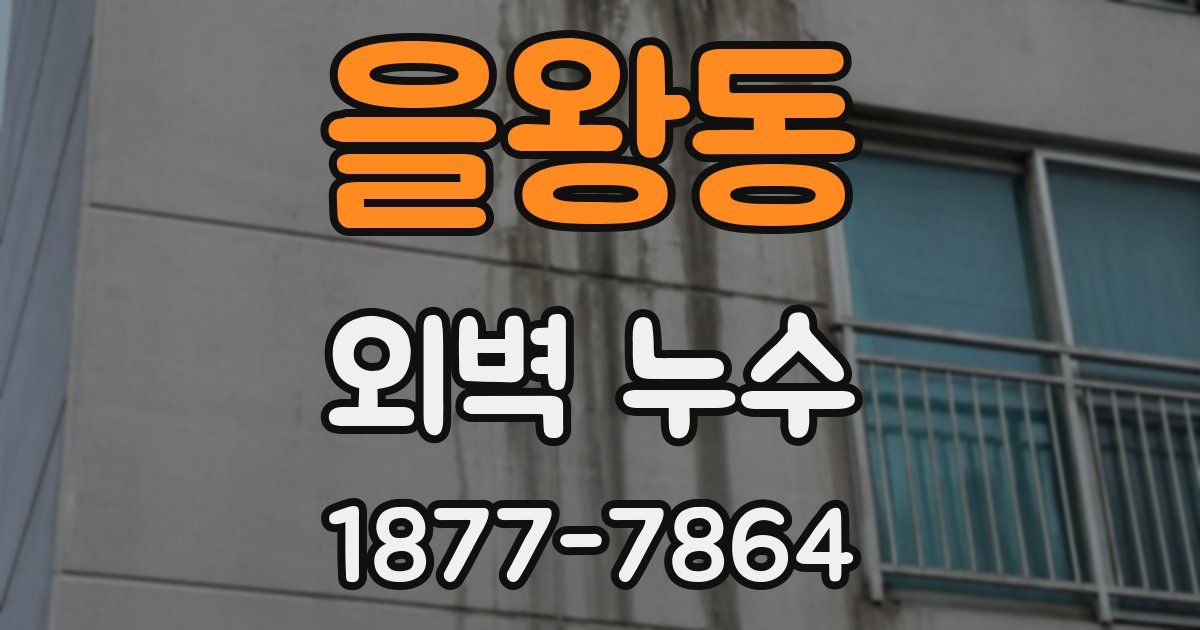 을왕동 외벽 누수