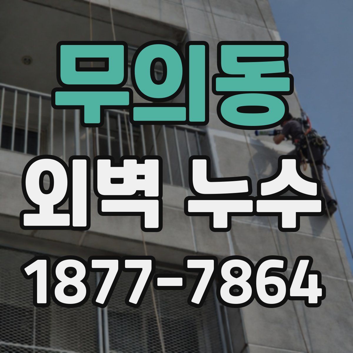 무의동 외벽 누수