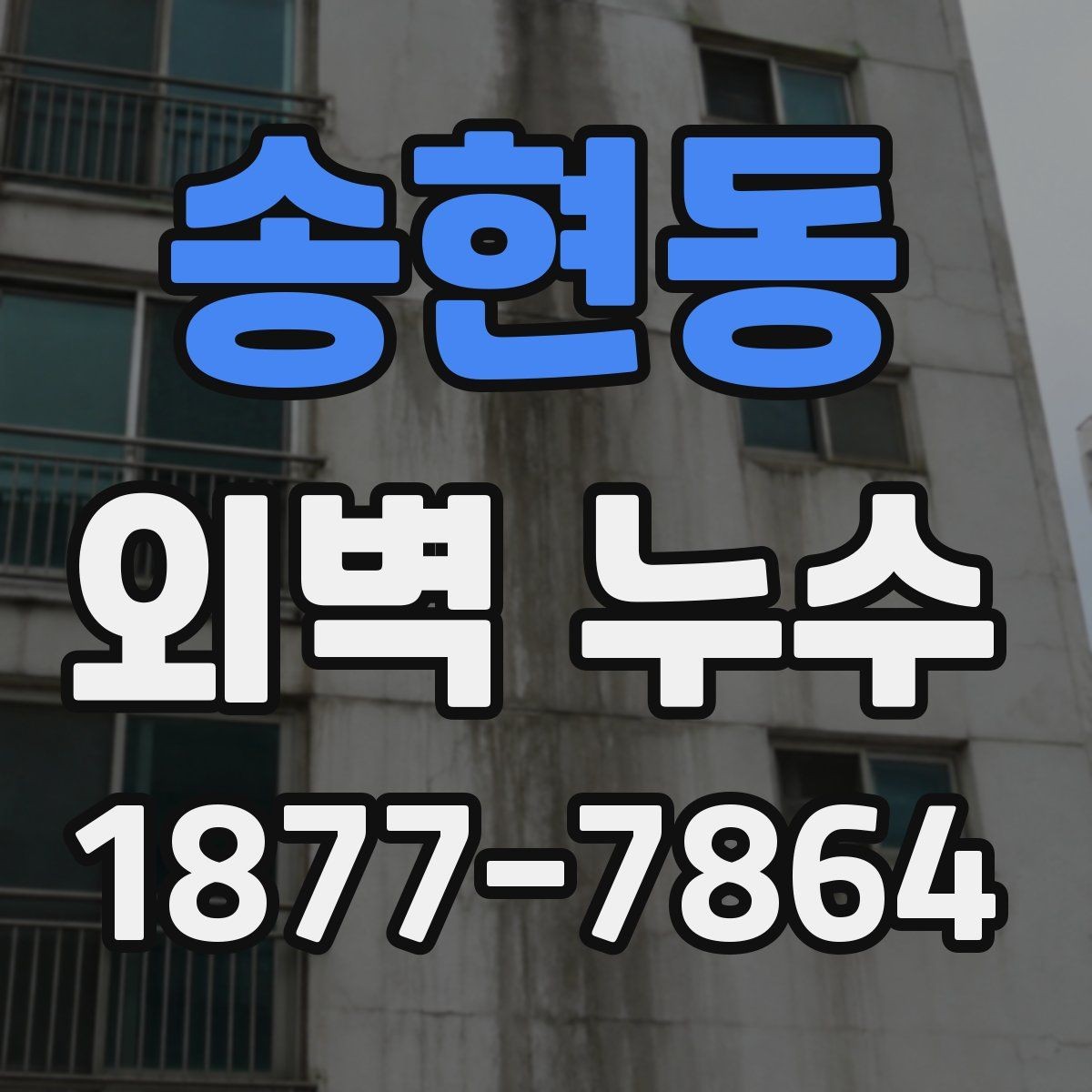 송현동 외벽 누수 문제를 늦추면 생길 수 있는 일