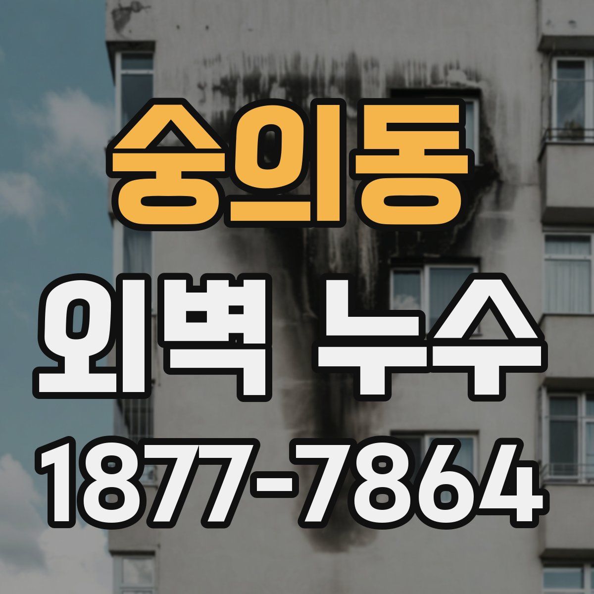 숭의동 외벽 누수