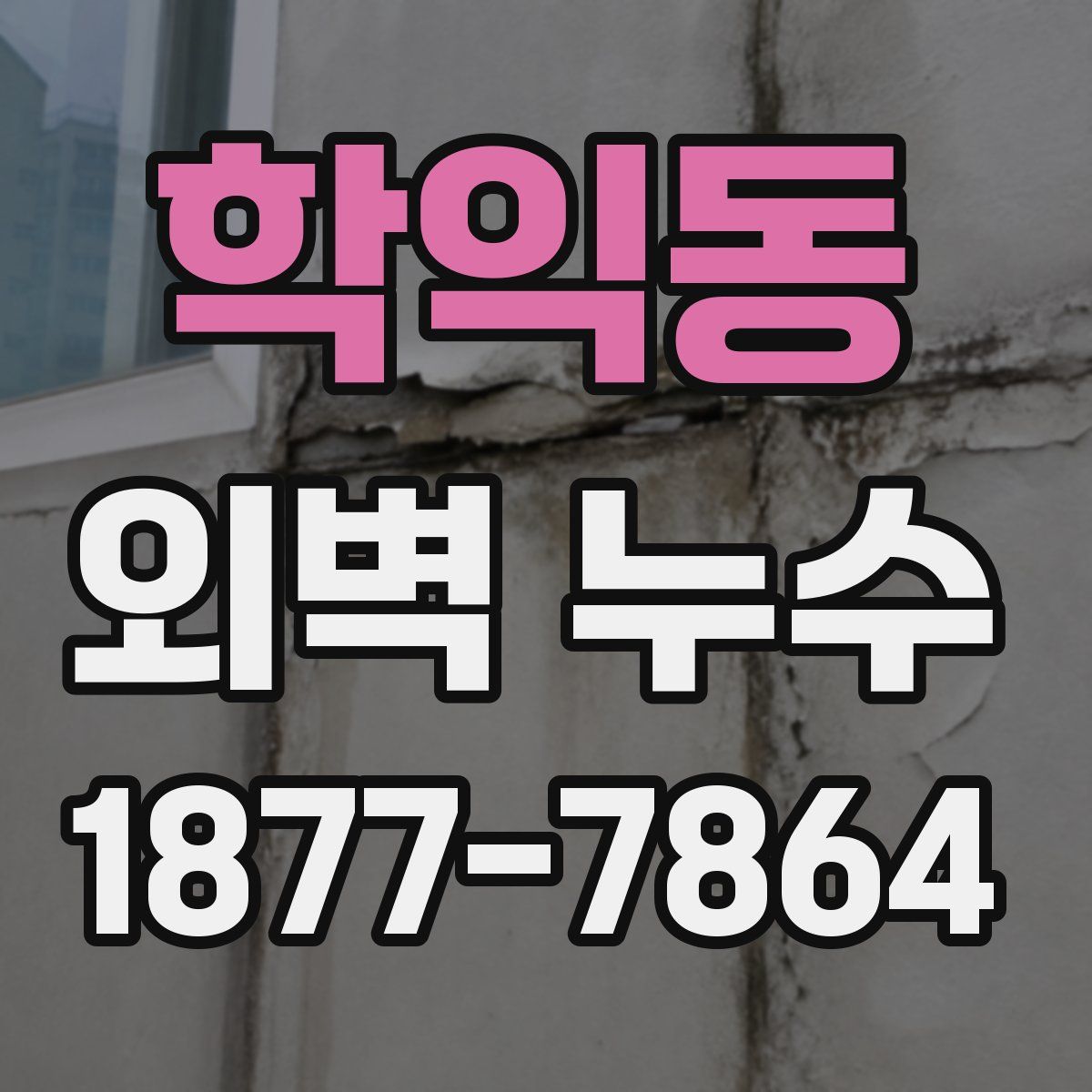 학익동 외벽 누수