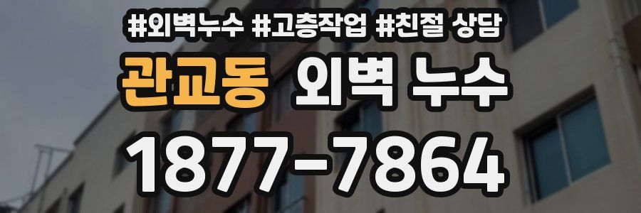 관교동 외벽 누수